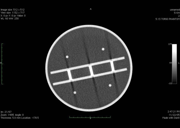 Phantom đánh giá hiệu năng máy CT AAPM