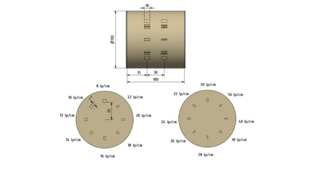 D100 - Phantom Độ Phân Giải Tương Phản Cao D100 - Phantom Độ Phân Giải Tương Phản Cao