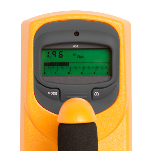 451P Pressurized μR Ion Chamber Radiation Survey Meter